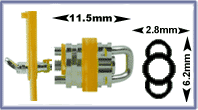 Micro Sector Screw 3mm