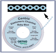 Centric Chain Elastic Short Link Baby Blue