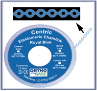 Centric Chain Elastic Short Link Blue