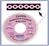 Centric Chain Elastic Short Link Baby Pink
