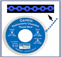 Centric Chain Elastic Wide Link Blue