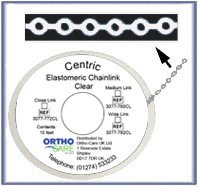 Centric Chain Elastic Wide Link Clear