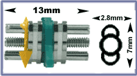 Micro Expansion Screw 8mm