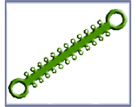 Elast-O-Loop II Ligating Modules Bottle Green