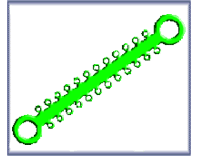 Elast-O-Loop II Ligating Modules Neon Green
