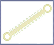 Elast-O-Loop II Elastic Ligating Modules Ivory