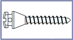 Mini Spider Screw� Long Neck 1.5 X 10.0mm