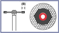 Flex-ViewTM Snap-On Individual Finishing Disc 18mm Large