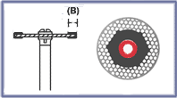 Flex-ViewTM Snap-On Individual Finishing Disc 14mm Medium