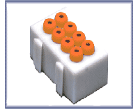 Autoclavable Bur Block Orange