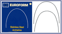Euroform Stainless Steel Archwires .020