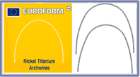 Euroform Super Elastic Nickel Titanium Archwires .020