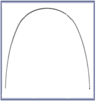 Centric Super-Elastic Nickel Titanium Rectangular Archwires Upper .016
