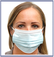 Disposable Surgical Face Mask - Type II R Fluid Resistant 