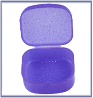 Functional Appliance Box Purple Glitter 1