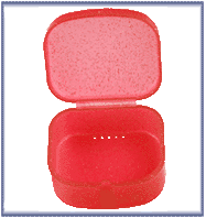 Functional Appliance Box Red Glitter 1