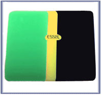 Essix TM Mouthguard Material Green/Yellow/Black 5