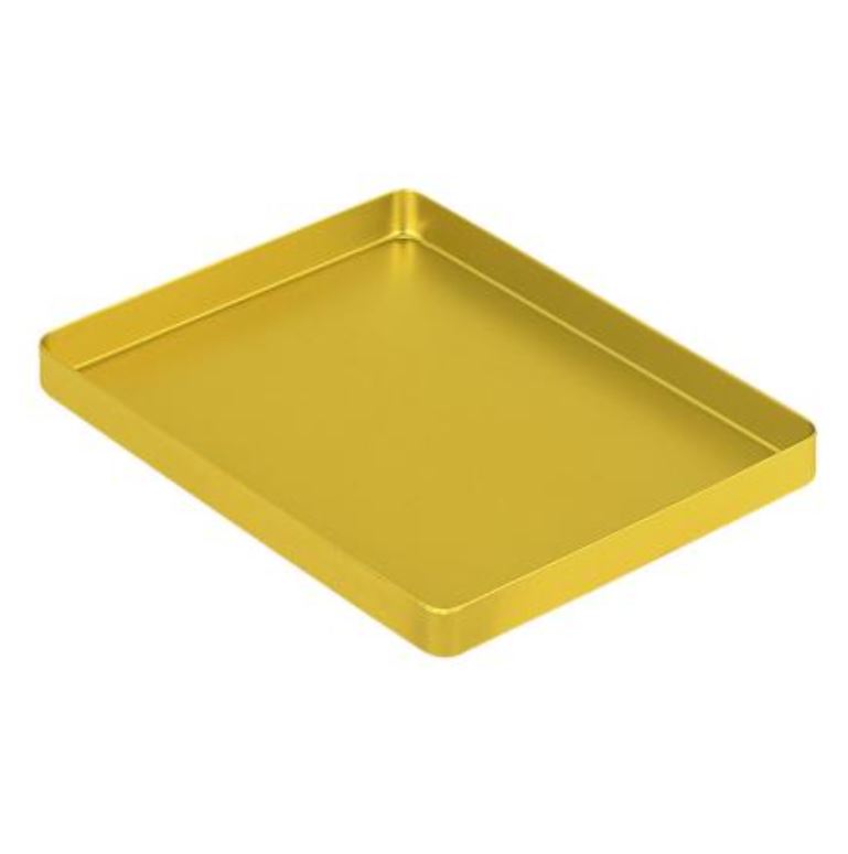ASA Aluminium Instrument Trays 142 x 183 x 17 mm - Yellow