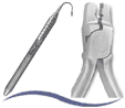 Hu-Friedy and Ortho-Care Lingual Instruments