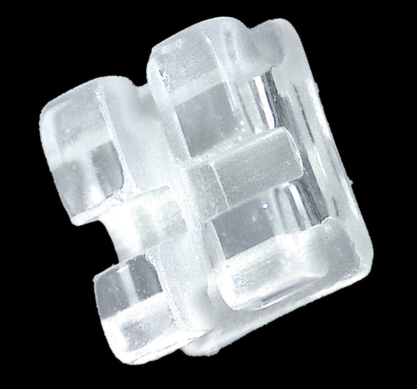 Purity Mini Crystal Clear Sapphire MBT .022'' Upper & Lower 5-5 Bracket Kit with Hooks on 3's