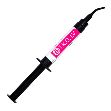 Reliance Low Viscosity TKO Multi Purpose LC Composite Pink Paste One 3.4g Syringe with 5 Tips