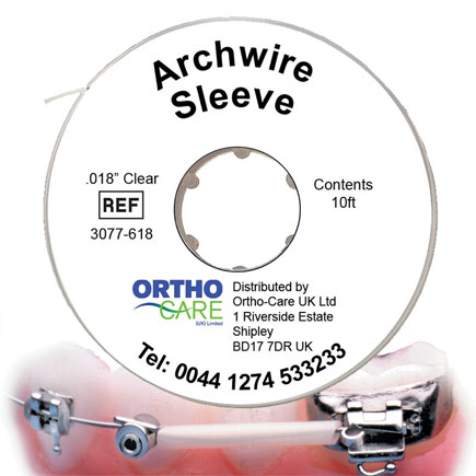 Clear Archwire Sleeve .018''