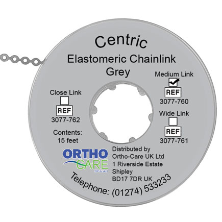Centric Chain Elastic Short Link Grey