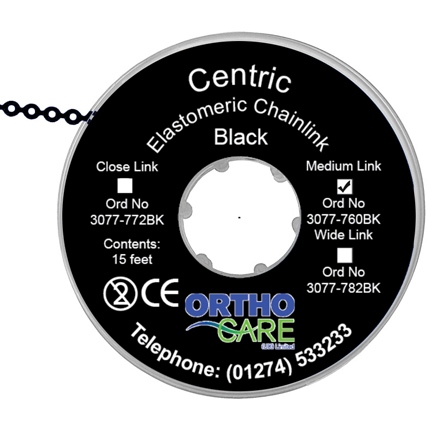 Centric Chain Elastic Short Link Black