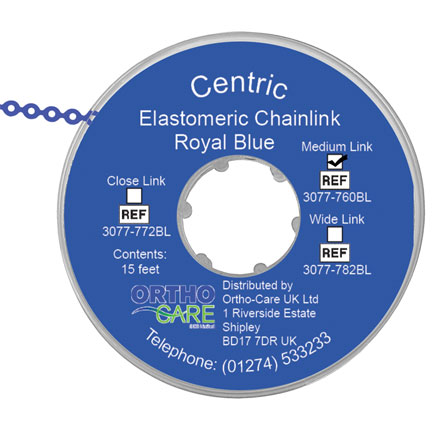 Centric Chain Elastic Short Link Blue