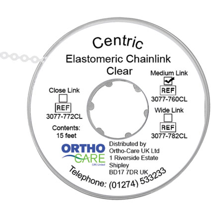 Centric Chain Elastic Short Link Clear