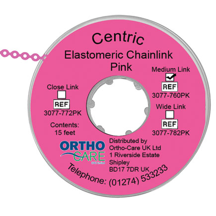 Centric Chain Elastic Short Link Pink