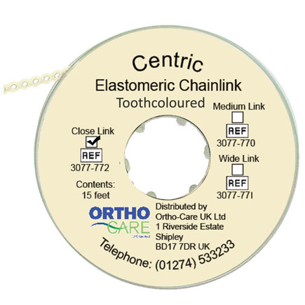 Centric Chain Elastic Closed Link Tooth Coloured
