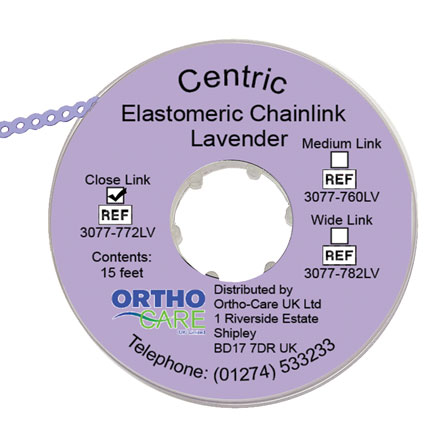 Centric Chain Elastic Closed Link Lavender