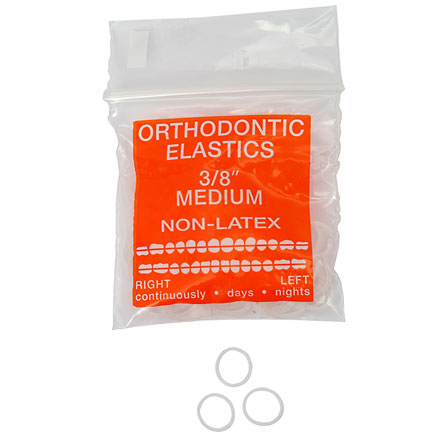 Latex Free Elastics Medium 3/8 41/2 oz