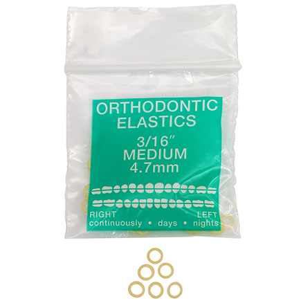 Intra-Oral Elastics Green Medium 4.5oz 3/16