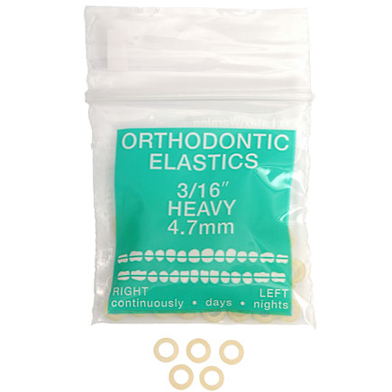 Intra-Oral Elastics Green Heavy 6.5oz 3/16