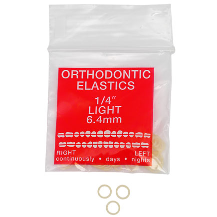 Intra-Oral Elastics Red Light 2.5oz 1/4