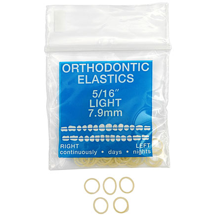 Intra-Oral Elastics Blue Light 2.5oz 5/16