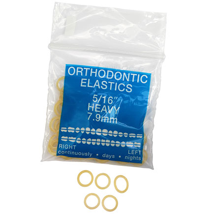 Intra-Oral Elastics Blue Heavy 6.5oz 5/16