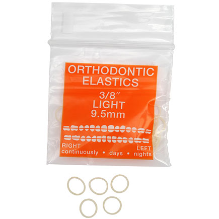 Intra-Oral Elastics Orange Light 2.5oz 3/8