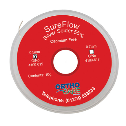 Sureflow Silver Solder .5mm 10g Spool