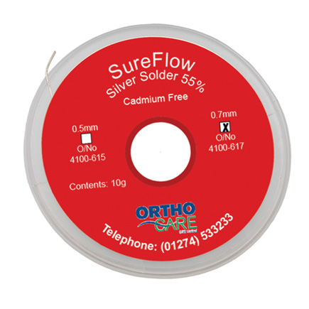 Sureflow Silver Solder .7mm 10g Spool