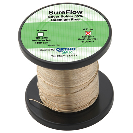 Sureflow Silver Solder .7mm 125g Spool