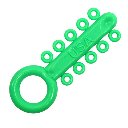 Spectrum Plus Ligature Ten-Ties Fluorescent Green