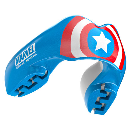 Safejawz -  Captain America - Ortho Series Single Mouthguard