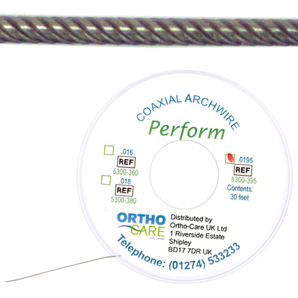 Perform Coaxial Archwire .0195