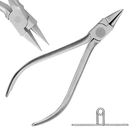 Hu-Friedy Light Wire Bird Beak Pliers with Groove