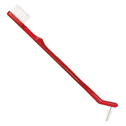 V2 Double Ended Orthodontic Toothbrush - Red