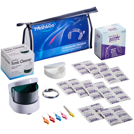 Orthodontic Retainer Homecare Pack (Retainer Brite Tablets)
