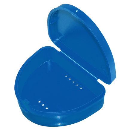 Retainer/Mouthguard Box Blue 1 Depth